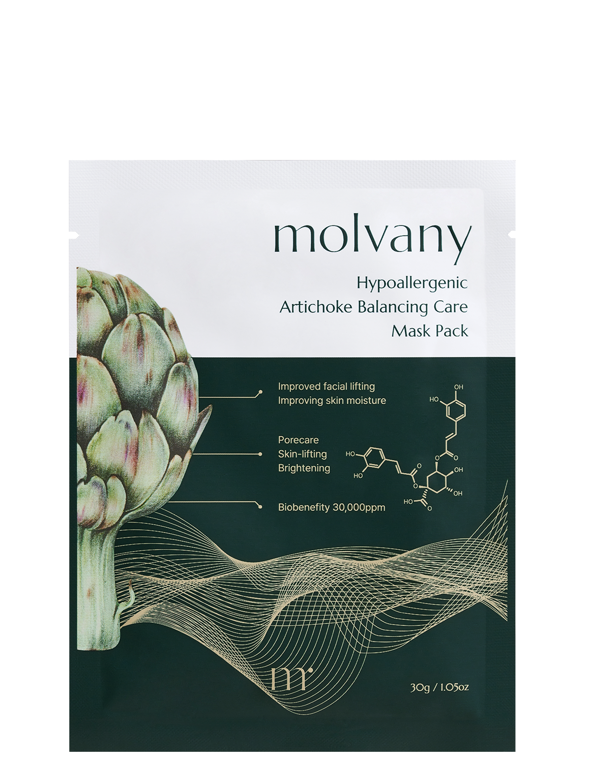 molvany Hypoallergenic Artichoke Balancing Care Mask Pack