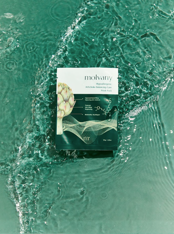 molvany Hypoallergenic Artichoke Balancing Care Mask Pack