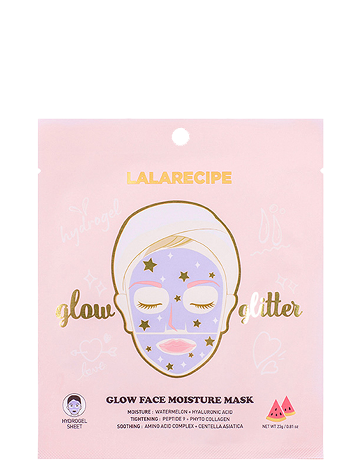 LALARECIPE Glow Face Moisture Mask