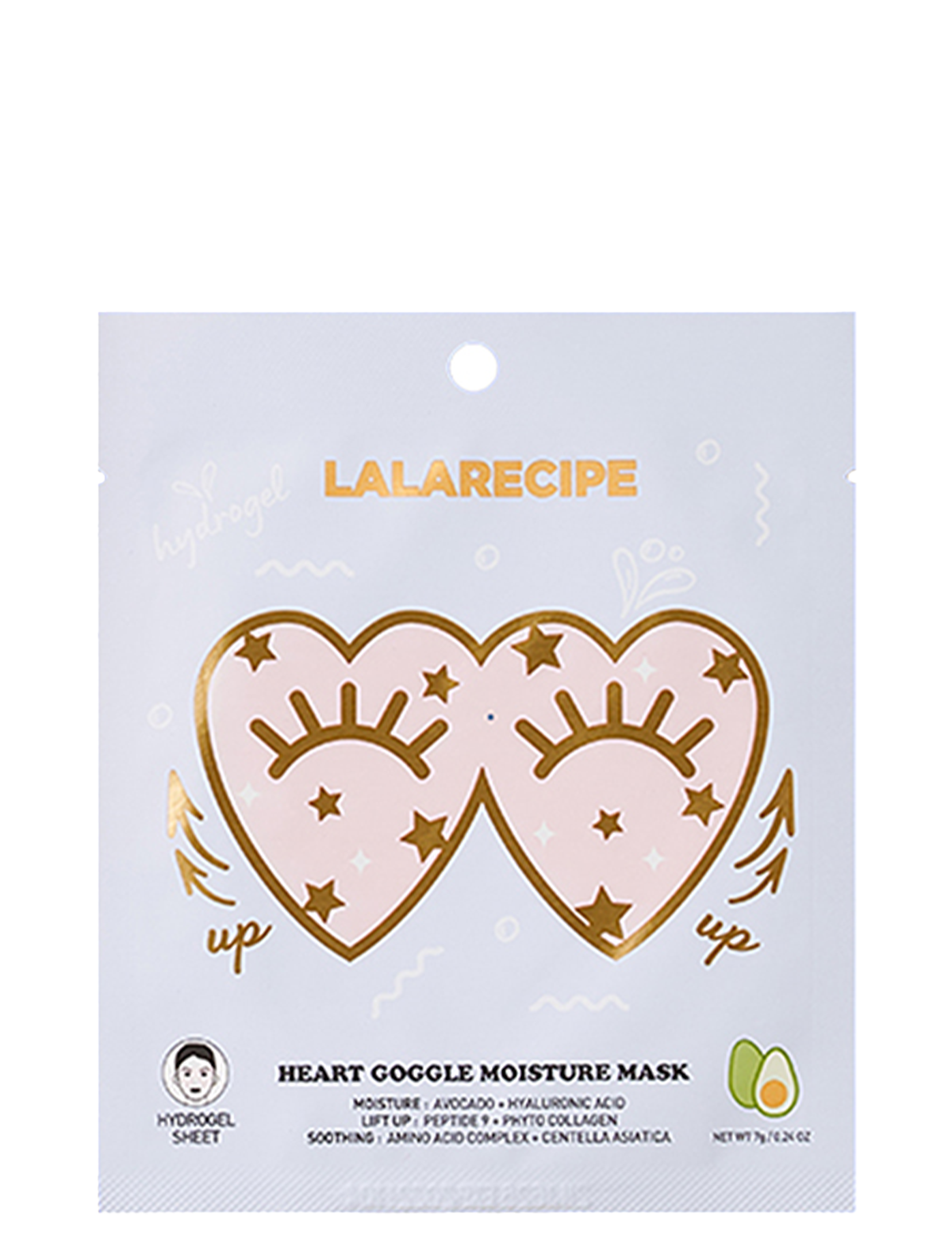 LALARECIPE Heart goggle Moisture Mask