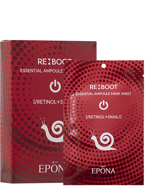 Epona Reboot Essential Ampoule Mask Sheet [Retinol + Snail]