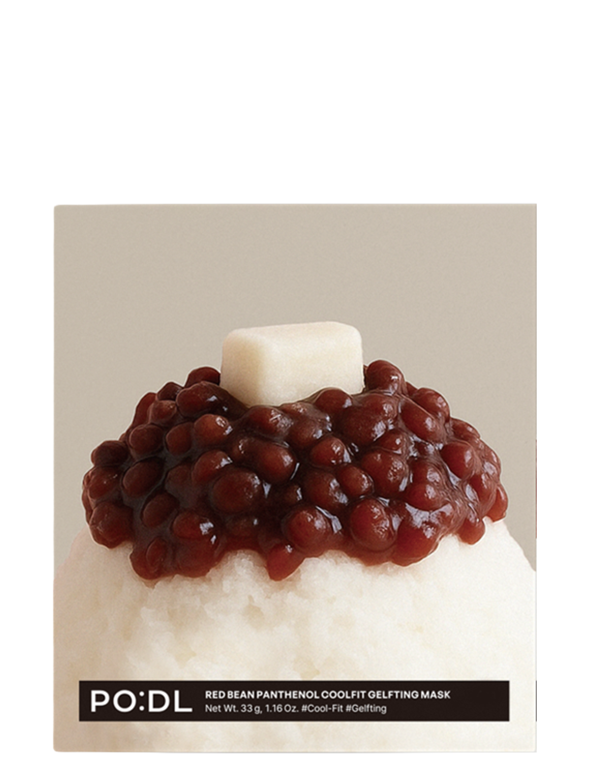 PO:DL Red Bean Panthenol Coolfit Gelfting Mask